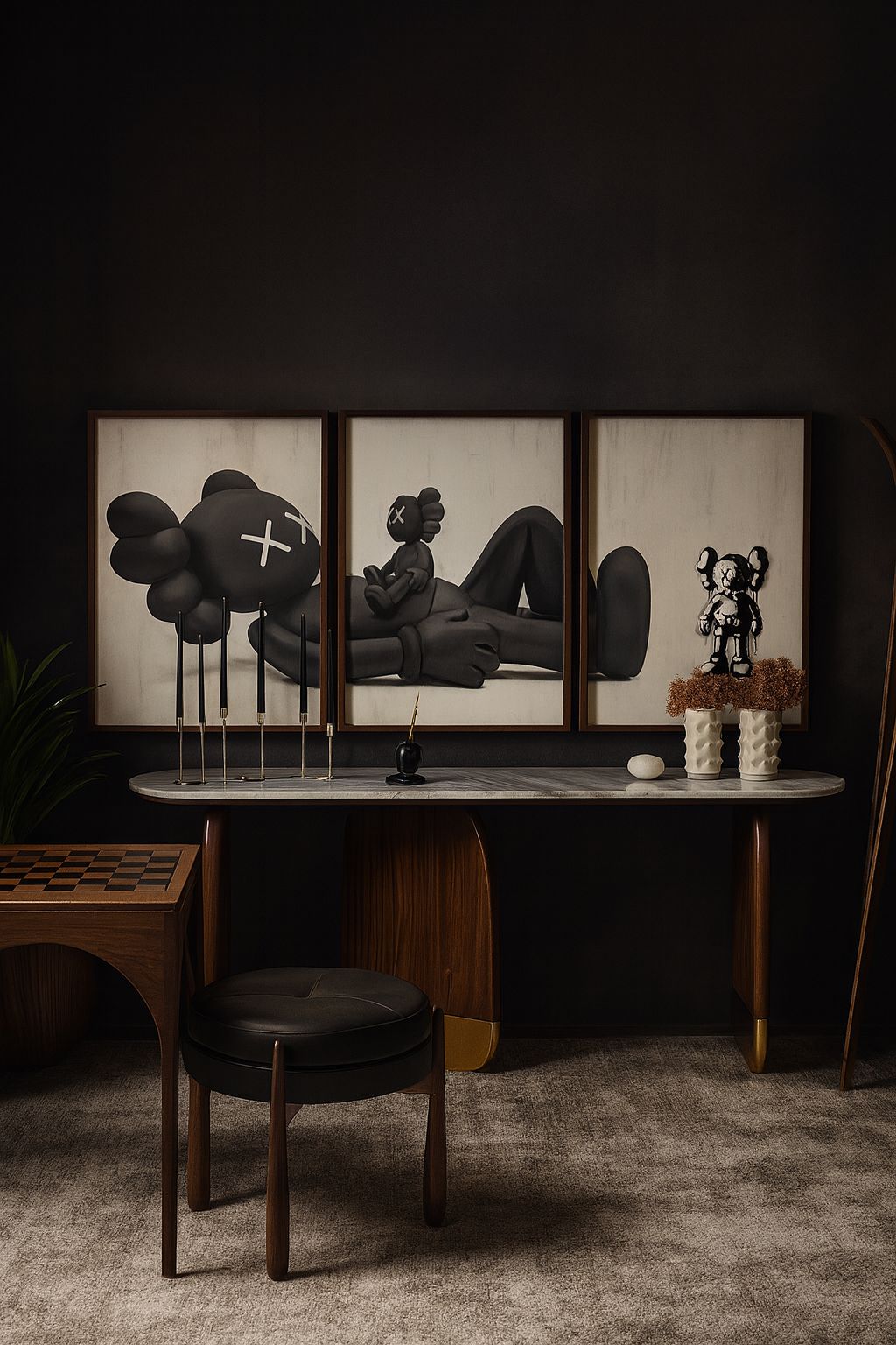 Obra Tríptico Kaws' Legacy